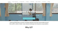 Desktop Screenshot of learningenterprises.org